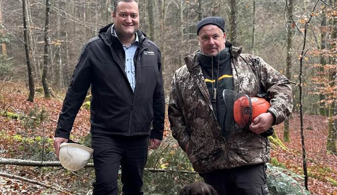 Marco Gauger (links) und Andreas Wacker ziehen gemeinsam für „Das perfekte Dinner“ an einem Strang.
