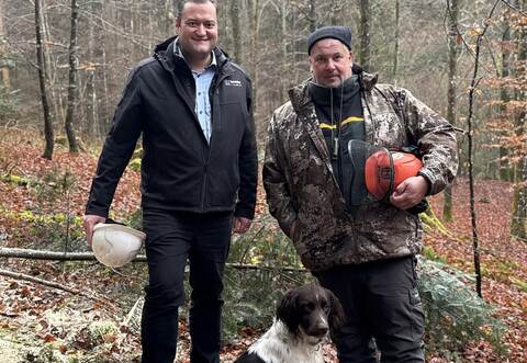 Marco Gauger (links) und Andreas Wacker ziehen gemeinsam für „Das perfekte Dinner“ an einem Strang.