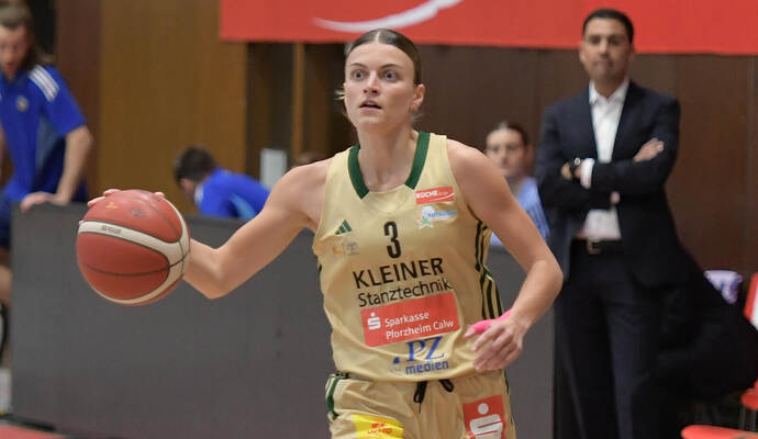 Alexandra Wilke spielt mit Keltern um den Titel.
