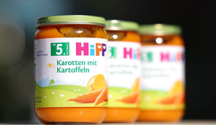 Rückruf von Babykost in Österreich