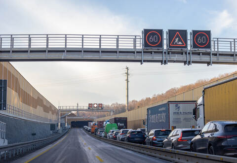 VU A8 Tunnel Pforzheim Ost Niefern Eutingen