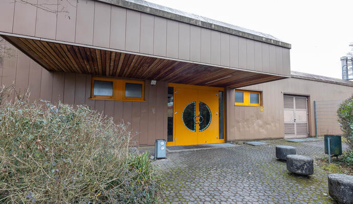 Die Sporthalle der Beruflichen Schule Mühlacker wird mit Hilfe von Bundesmitteln saniert.