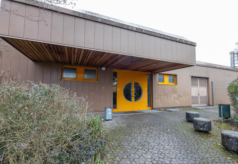 Die Sporthalle der Beruflichen Schule Mühlacker wird mit Hilfe von Bundesmitteln saniert.