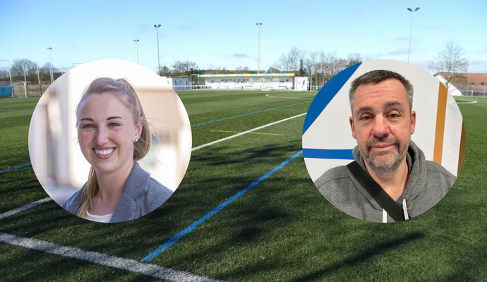 Der Stein des Anstoßes: Der Kunstrasenplatz des FC Nöttingen braucht eine Sanierung. Über eine mögliche Vereinsförderung durch die Gemeinde ist am Donnerstagabend im Gemeinderat gestritten worden.