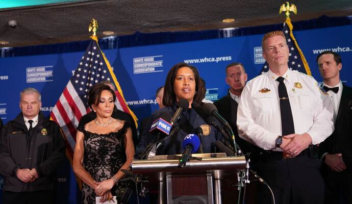 Schüsse bei Dinner mit Trump