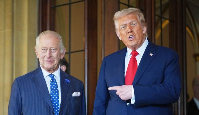 US-Präsident Trump und König Charles III.