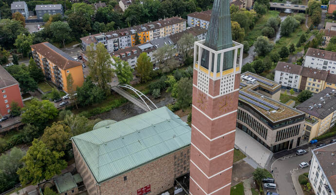 Luftbild Pforzheim Innenstadt
