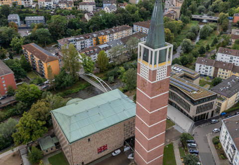Luftbild Pforzheim Innenstadt