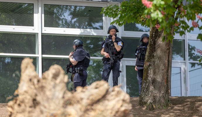 Fehlalarm Bergschule Singen