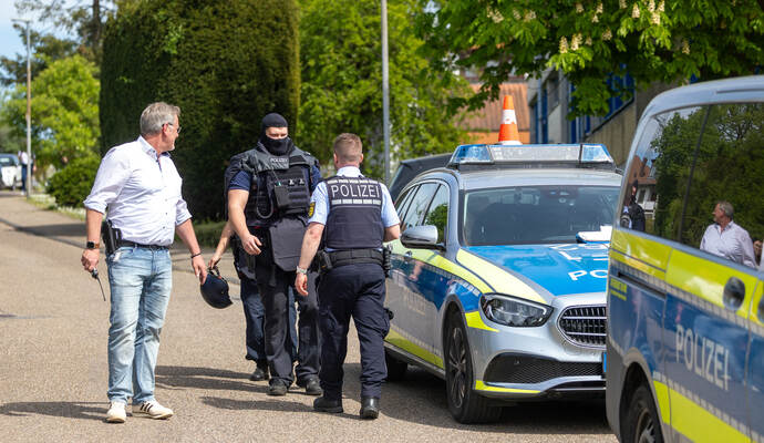 Fehlalarm Bergschule Singen