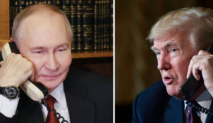 Donald Trump und Wladimir Putin haben telefoniert