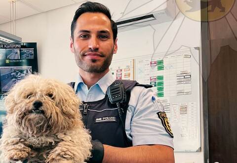 Beamte der Autobahnpolizei haben den Hund ins Pforzheimer Tierheim gebracht.