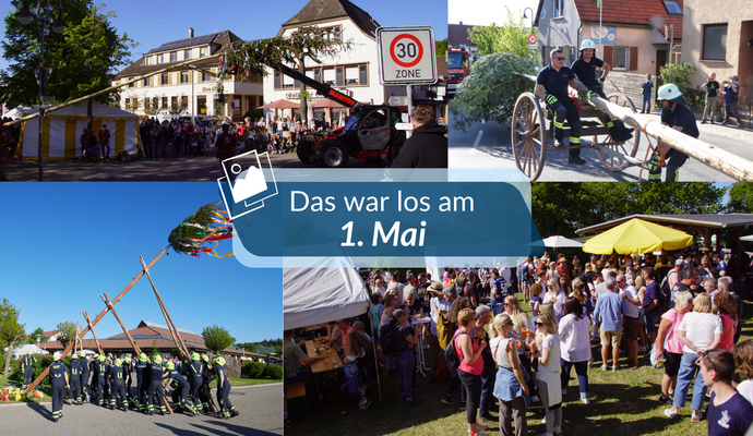 Am 1. Mai ist einiges in der Region geboten gewesen. Wir haben den Überblick.
