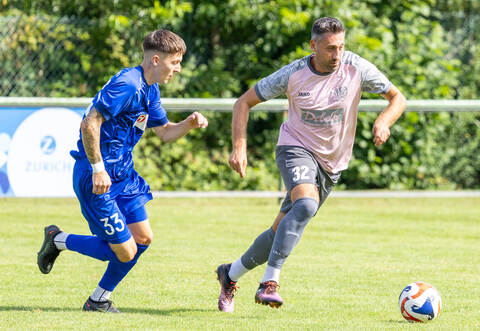 Francesco Grifo (rechts) will mit Wilferdingen die Saison ordentlich zu Ende bringen.