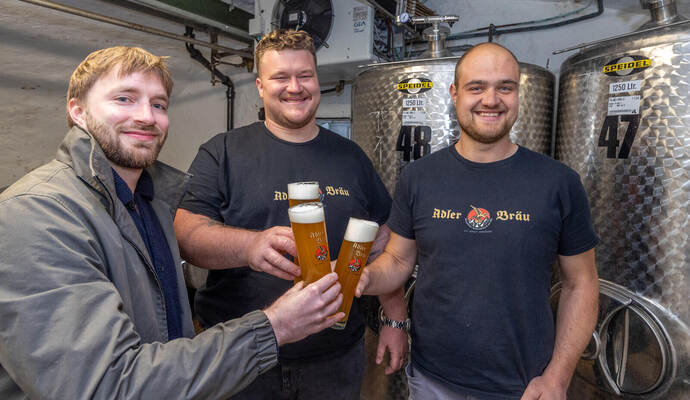 Vorverkostung Sommerbier Adlerbräu