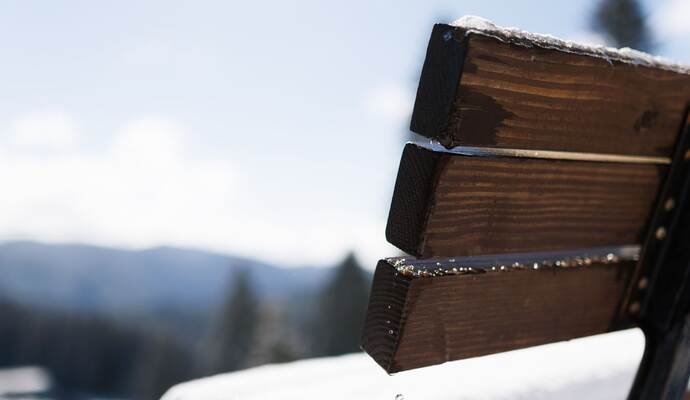 Eisheilige bringen Schnee in den Schwarzwald