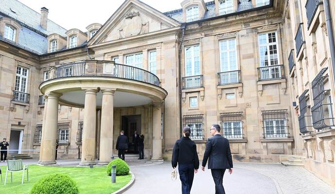 Cem Özdemir in Villa Reitzenstein
