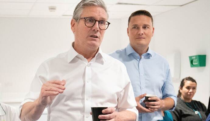 Keir Starmer und Wes Streeting
