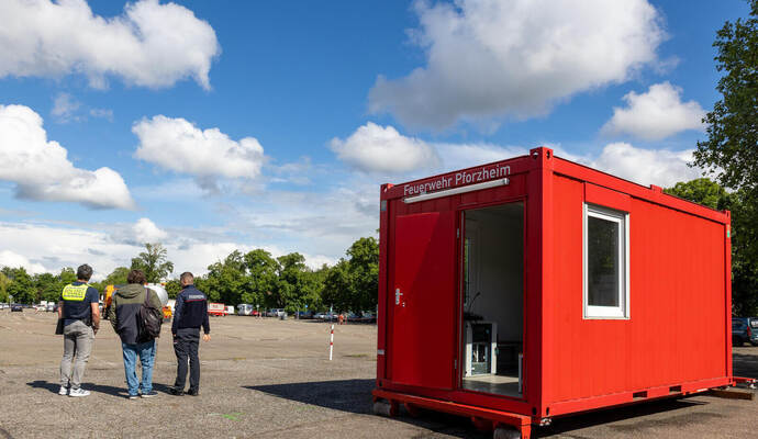 Feuerwehr Vorbereitungen Freitag