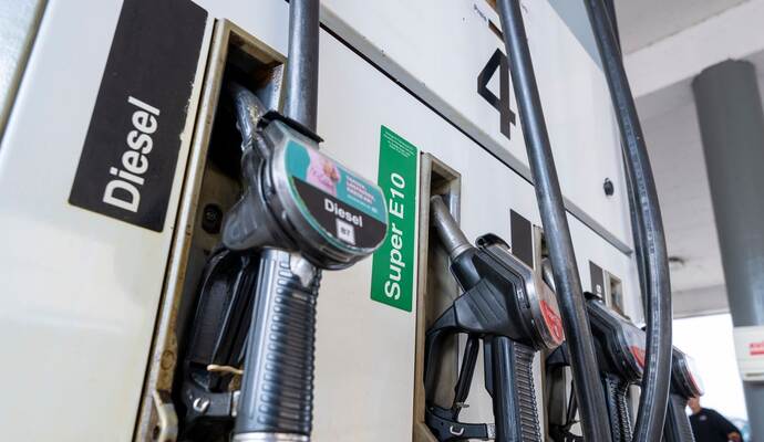 Diesel wieder billiger als E10