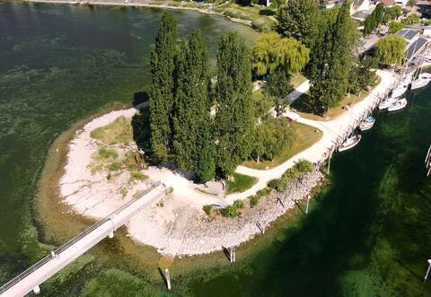 Niedrigwasser am Bodensee