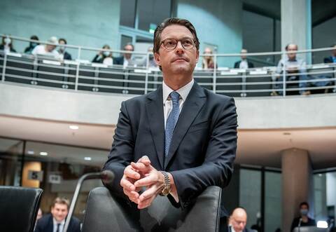 Andreas Scheuer beim Maut-Untersuchungsausschuss