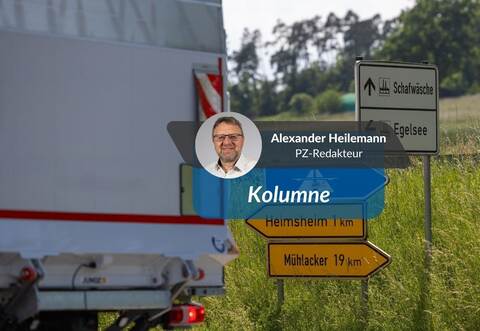 Heimsheims Gewerbegebiete werden von vielen Lastern angesteuert, die auf der A8 unterwegs sind.