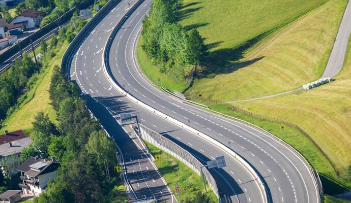 Demonstration und Totalsperre auf Brennerautobahn