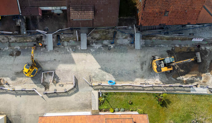 Baustelle B294 Bauschlott