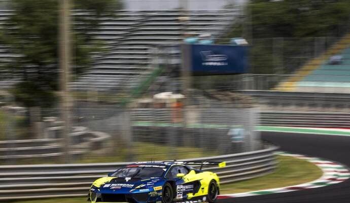 Der Lamborghini des Rutronik-Racing-Teams in Monza.