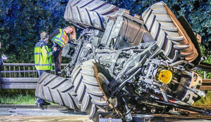 Toter bei Unfall mit Traktor