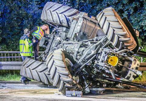 Toter bei Unfall mit Traktor