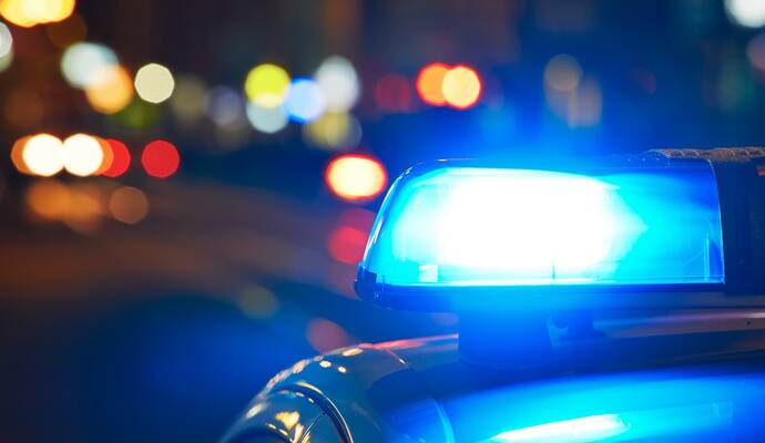 Die Polizei musste zu einem Einsatz ausrücken, denn ein Autofahrer hatte einen Unfall gebaut.