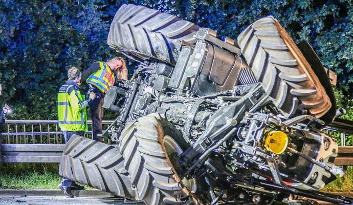 Toter bei Unfall mit Traktor