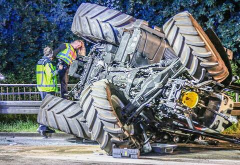 Toter bei Unfall mit Traktor