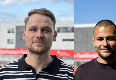 Von Bietigheim-Bissingen zum CfR: Vincent Fitze (links) und von Normannia Gmünd zum CfR: Marvin Gnaase.