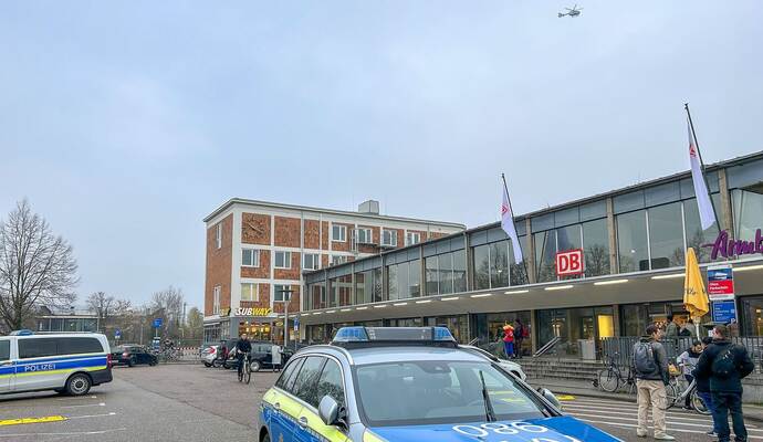 Arbeitsunfall am Bahnhof Bruchsal