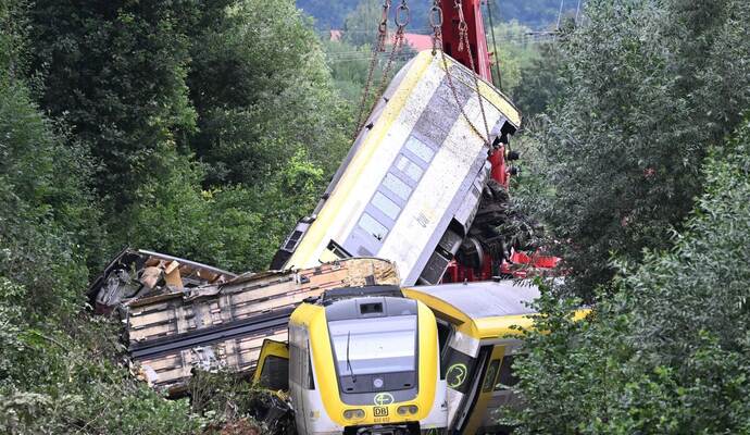 Nach dem Zugunglück in Oberschwaben