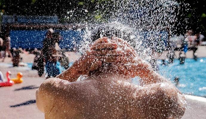 Sommer im Freibad