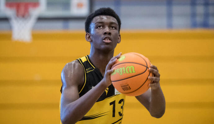 GER, Porsche BBA Ludwigsburg vs. BG Hessing Leitershofen, 2. Barmer Basketball Bundesliga, ProB Sued, Saison 2025/2026, 24.01.20