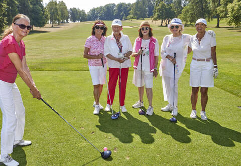 Beim Pink Ribbon Damentag beim Stuttgarter Golf-Club Solitude in Mönsheim war Rosa die vorherrschende Farbe.