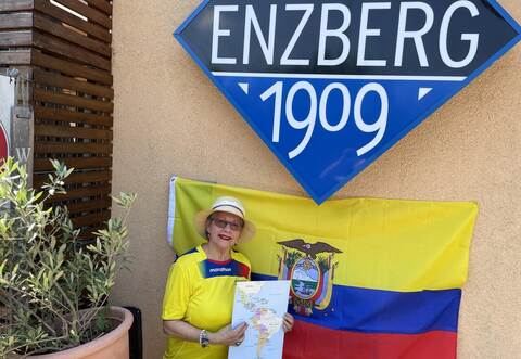 Carmen Orlando de Hanselmann stammt aus Ecuador, wohnt aber schon seit 1988 in Enzberg.