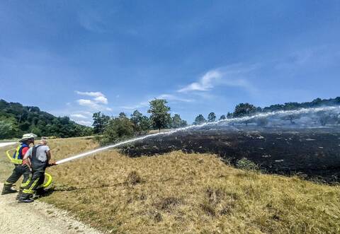 Flächenbrand auf der Schwäbischen Alb