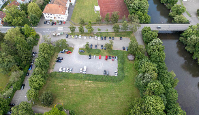 Eutingen Parkplatz Inselstraße