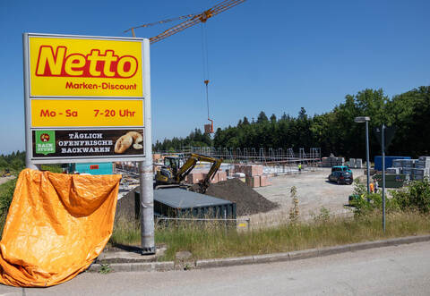 Netto Dobel Baustelle
