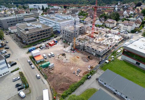 Birkenfeld Stahl Areal Baustelle