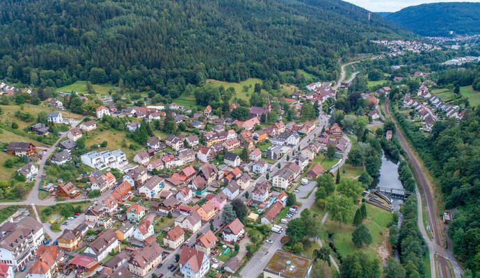 Luftbild Höfen