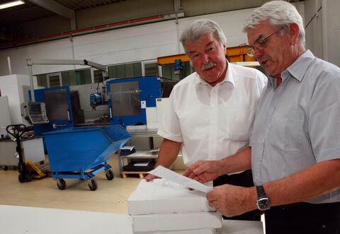Ob Kunden oder Freunde, Geschäftspartner oder Mitarbeiter: Wolfgang Härter (links) war immer bereit, den Dialog mit allen Seiten zu suchen.