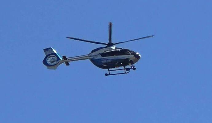 Über dem Arlinger, Brötzingen und Birkenfeld hat der Polizeihubschrauber die Aufmerksamkeit der Pforzheimer erregt.