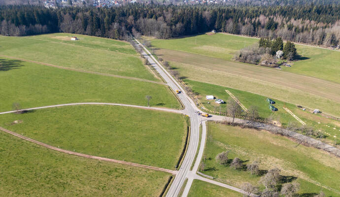 Unfallstelle L346 Oberlengenhardt